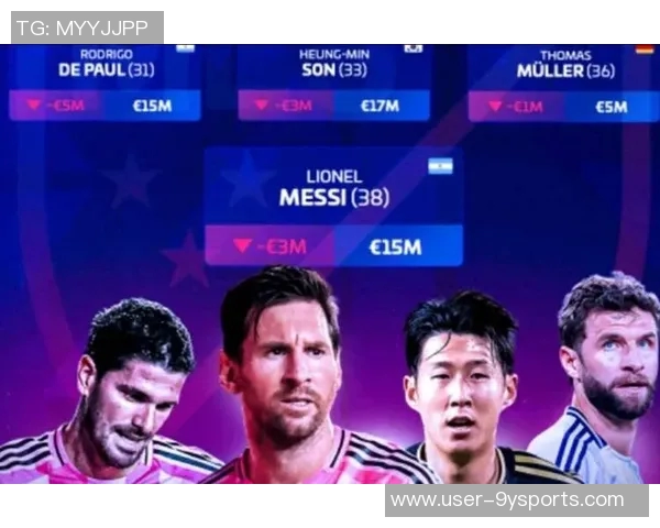 美职联球员身价排行榜揭晓梅西孙兴慜德保罗普吉领衔豪华阵容